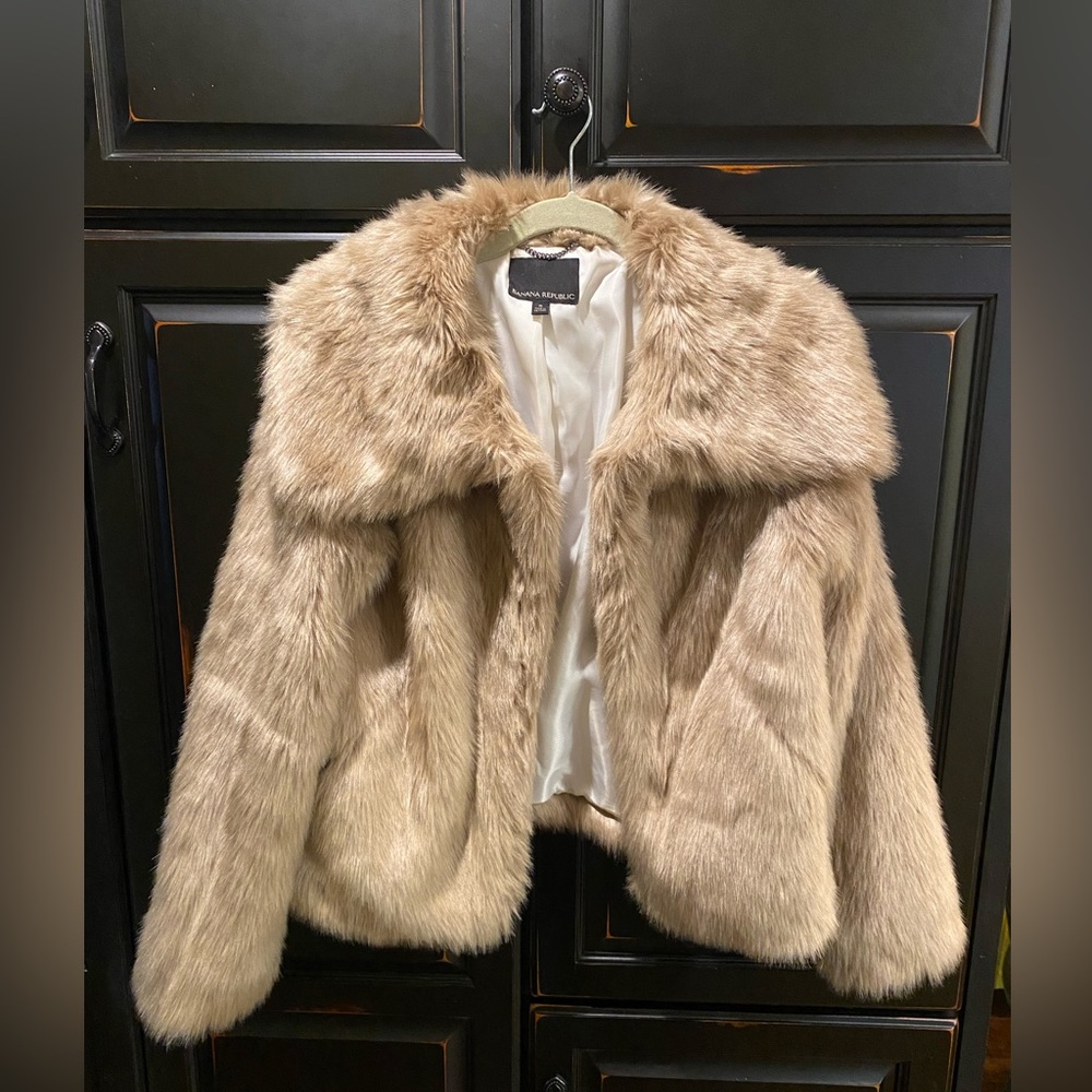 Faux fur jacket